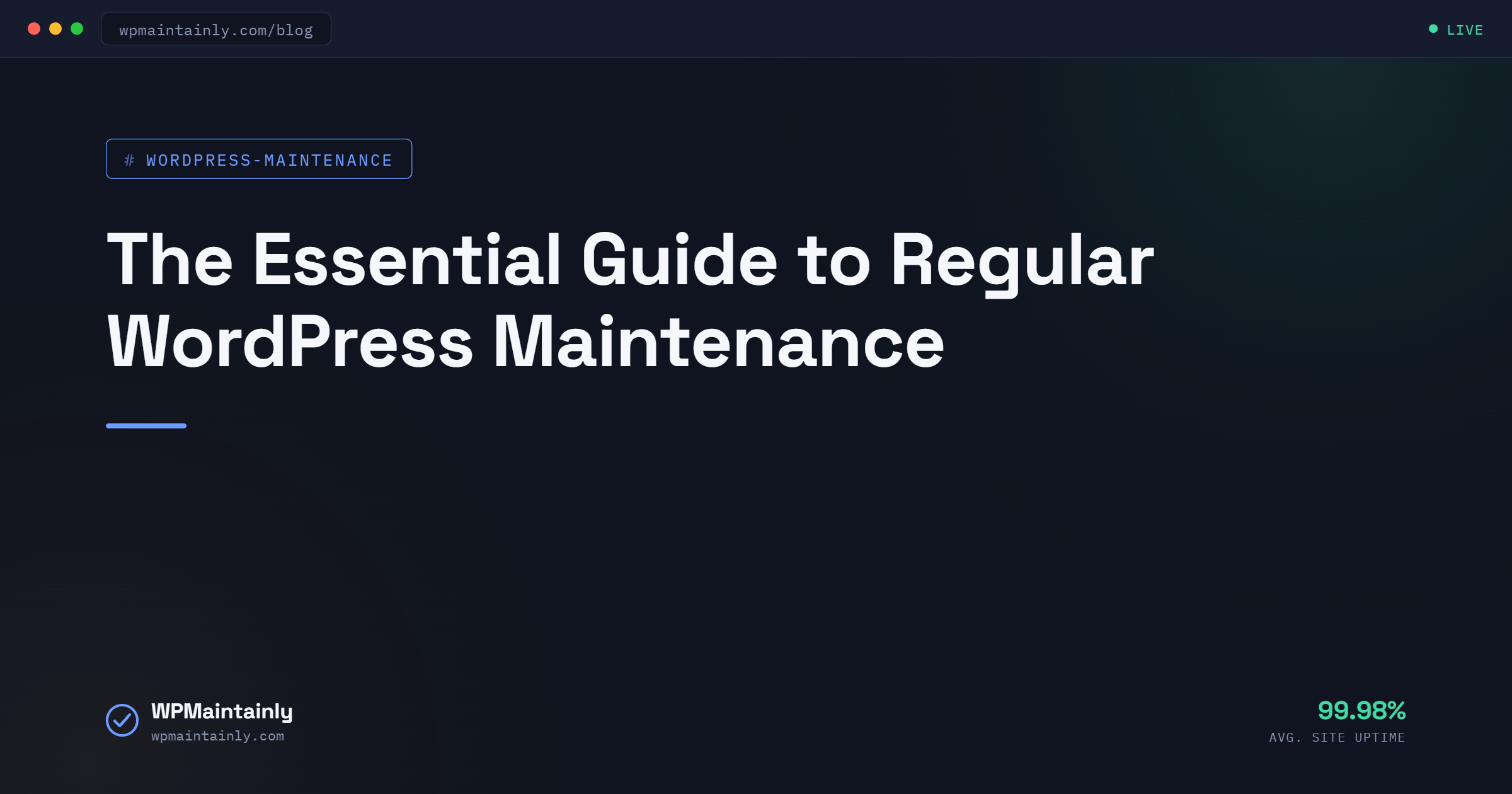 The Essential Guide to Regular WordPress Maintenance